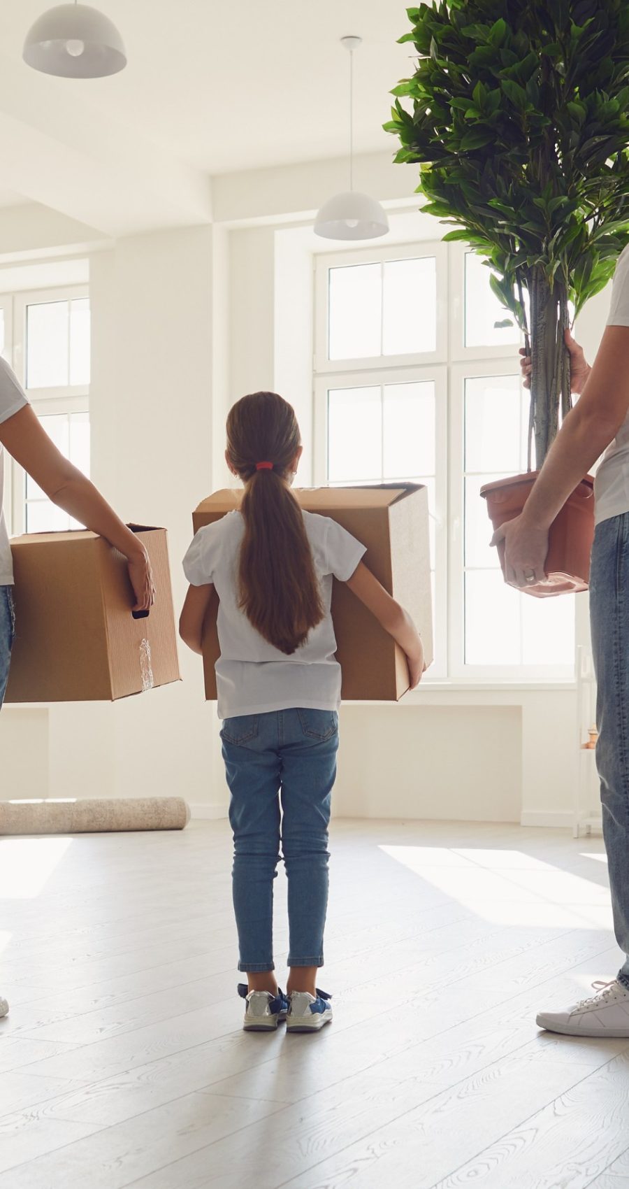 Déménagement famille et enfant